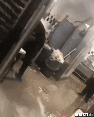 Etwas zu viel Schwung