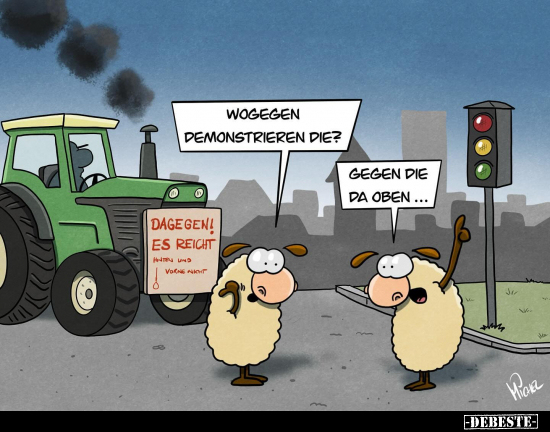 Wogegen demonstrieren die?.. - Lustige Bilder | DEBESTE.de