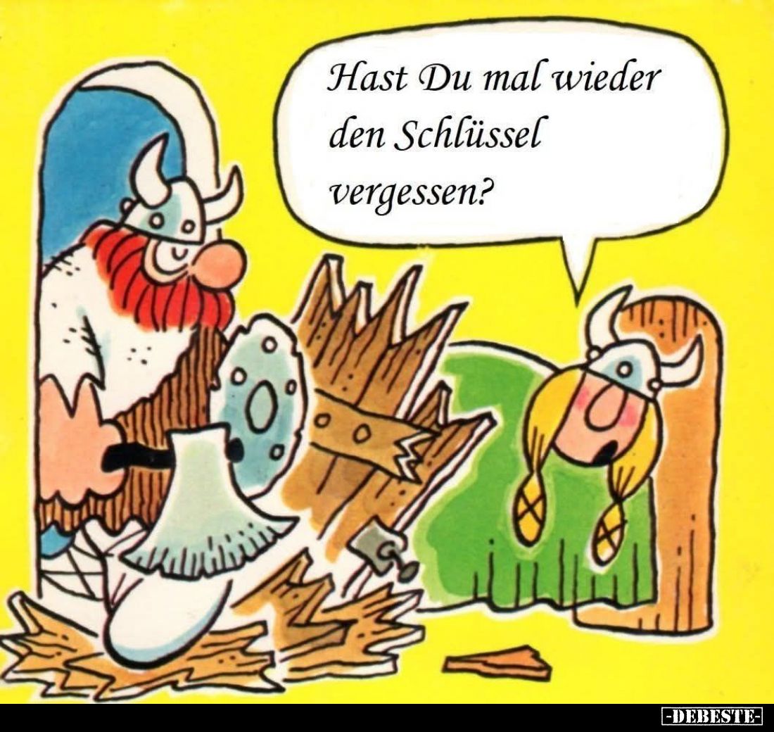 Hast Du mal wieder den Schlüssel vergessen?