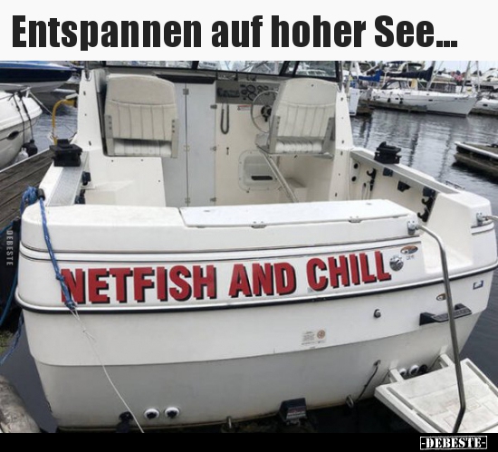 Entspannen auf hoher See... - Lustige Bilder | DEBESTE.de