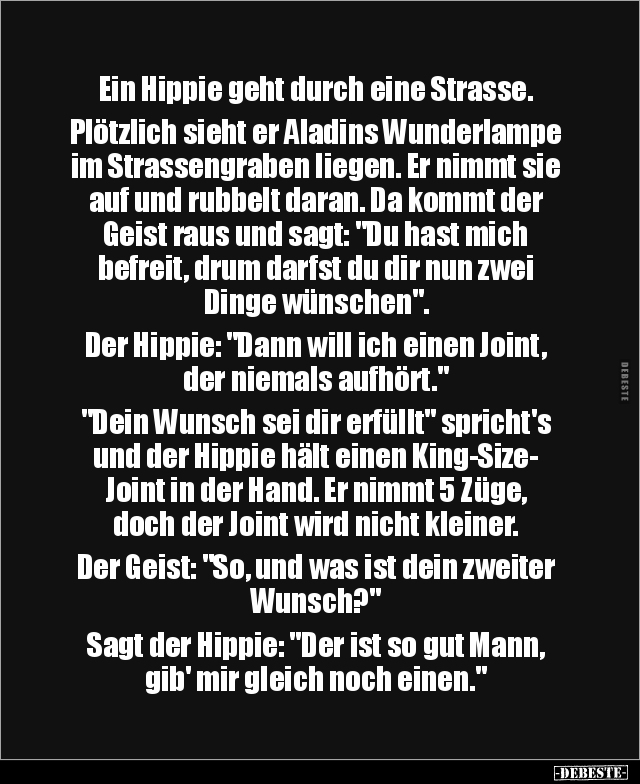 Ein Hippie geht durch eine Strasse.. - Lustige Bilder | DEBESTE.de