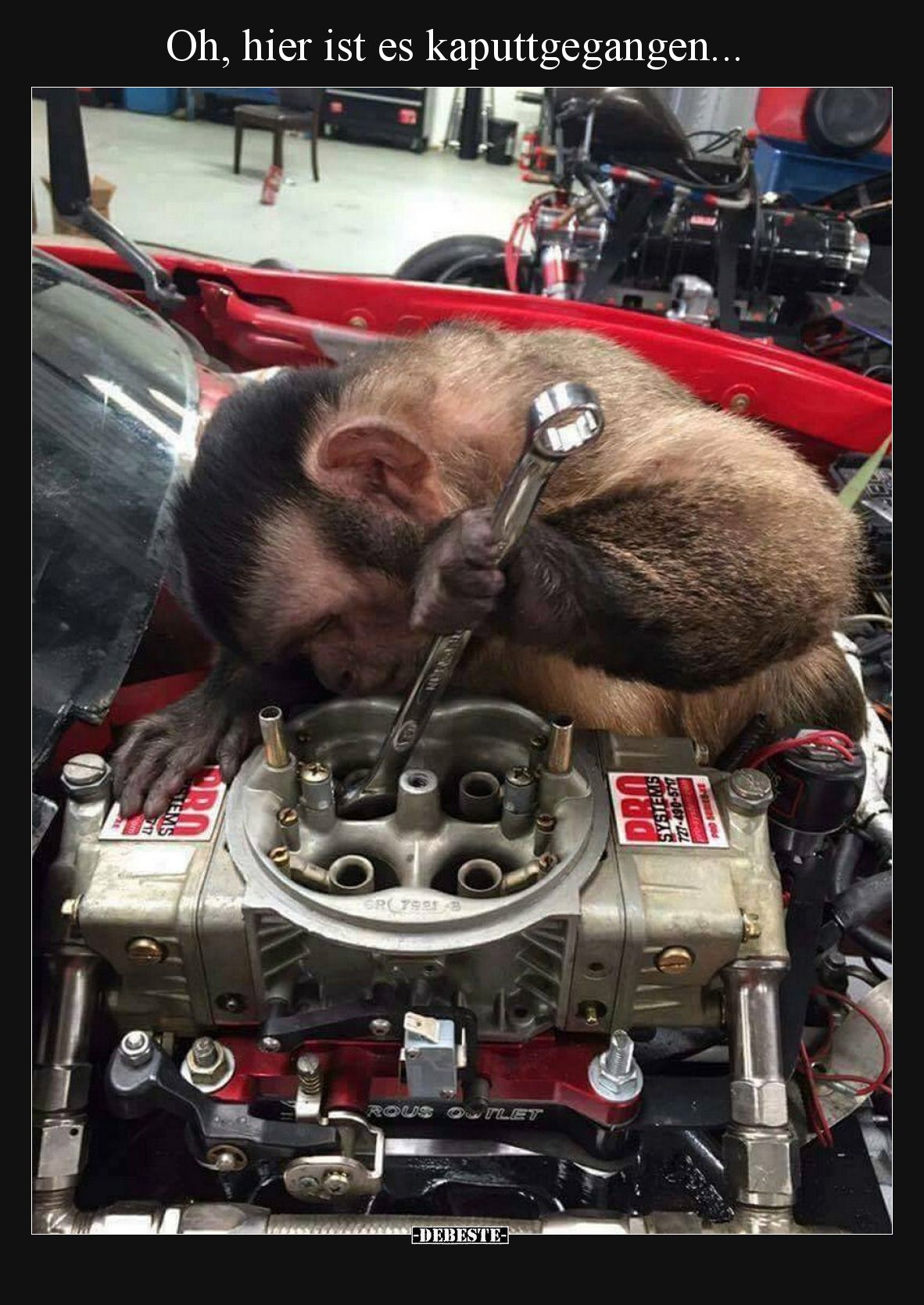 Oh, hier ist es kaputtgegangen.