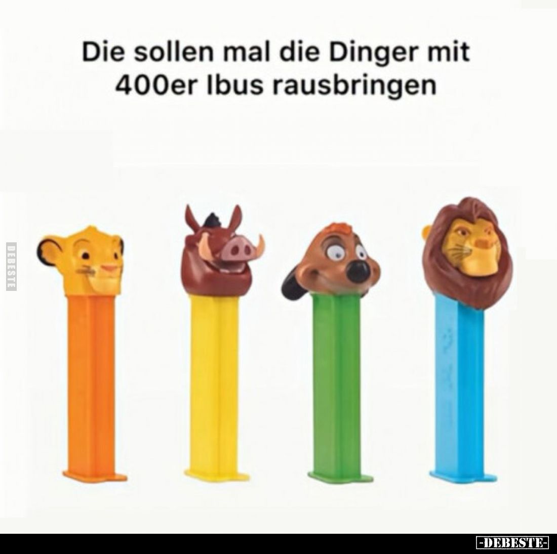 Die sollen mal die Dinger mit
400er Ibus rausbringen