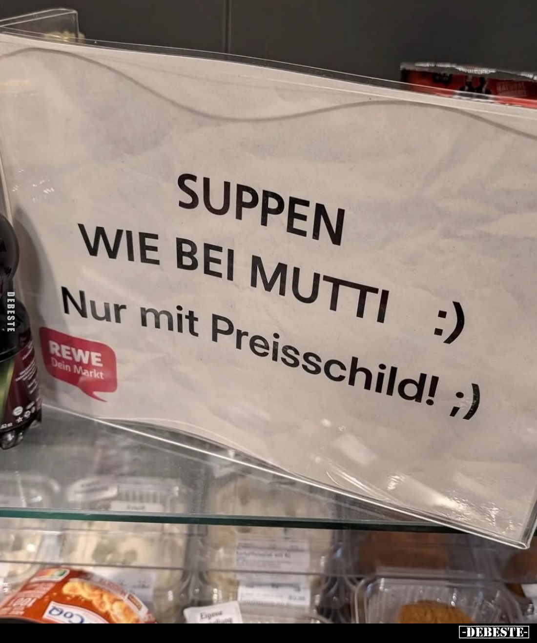 Suppen wie bei Mutti :)
Nur mit Preisschild! ;)