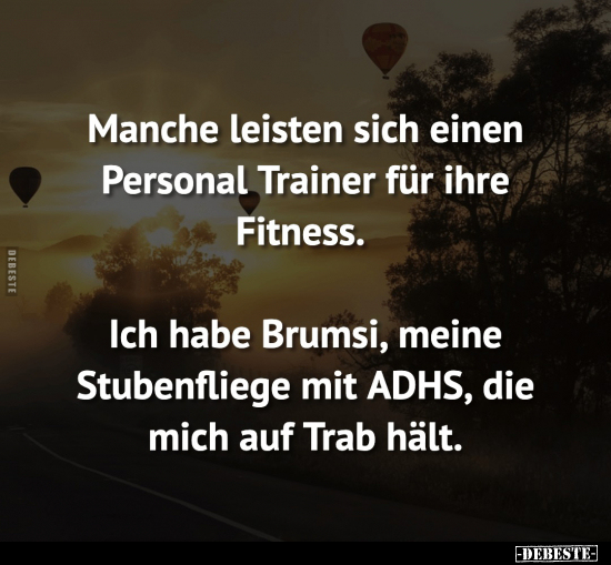 Manche leisten sich einen Personal Trainer.. - Lustige Bilder | DEBESTE.de