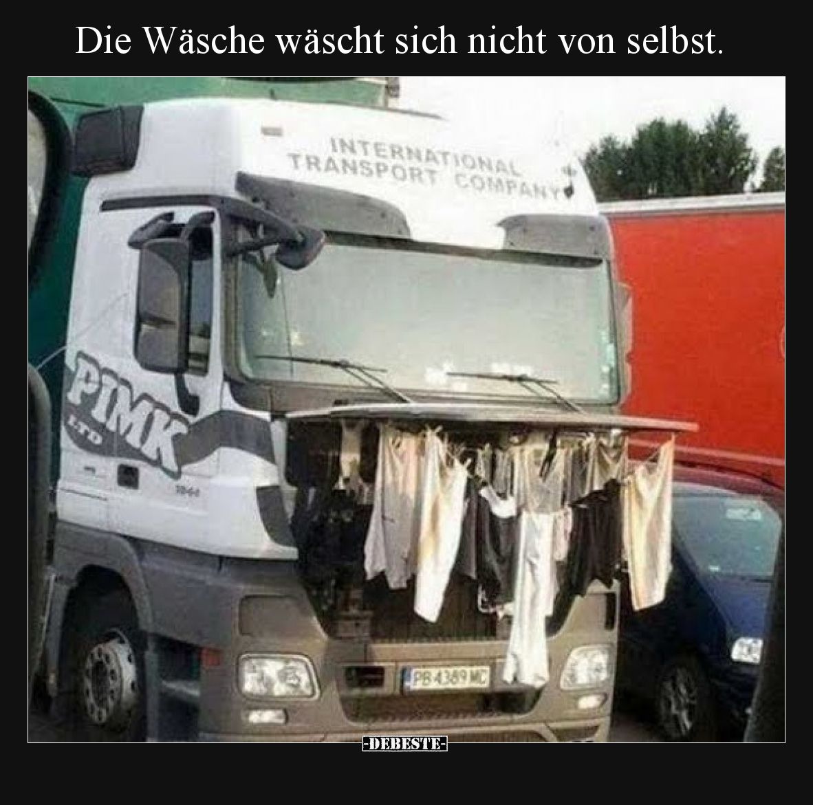 Die Wäsche wäscht sich nicht von selbst.