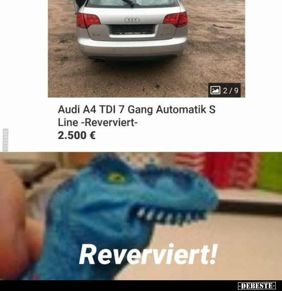Audi A4 TDI 7 Gang Automatik S Line -Reverviert-.. - Lustige Bilder | DEBESTE.de