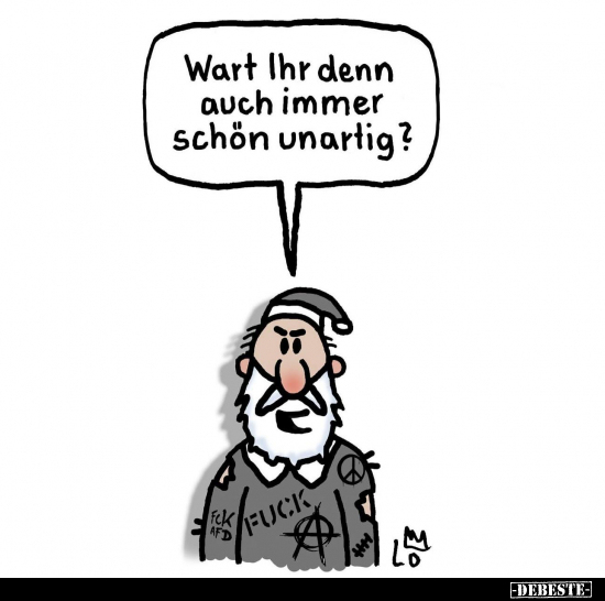 Wart Ihr denn auch immer schön unartig?