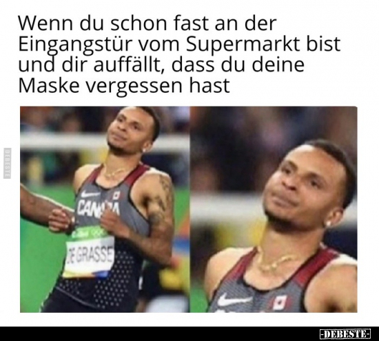 Wenn du schon fast an der Eingangstür vom Supermarkt bist.. - Lustige Bilder | DEBESTE.de