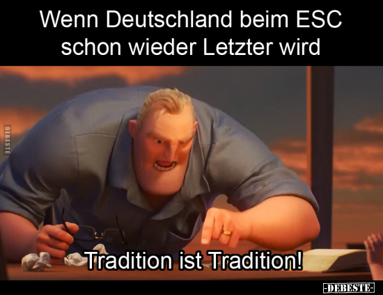 Wenn Deutschland beim ESC schon wieder Letzter wird.. - Lustige Bilder | DEBESTE.de