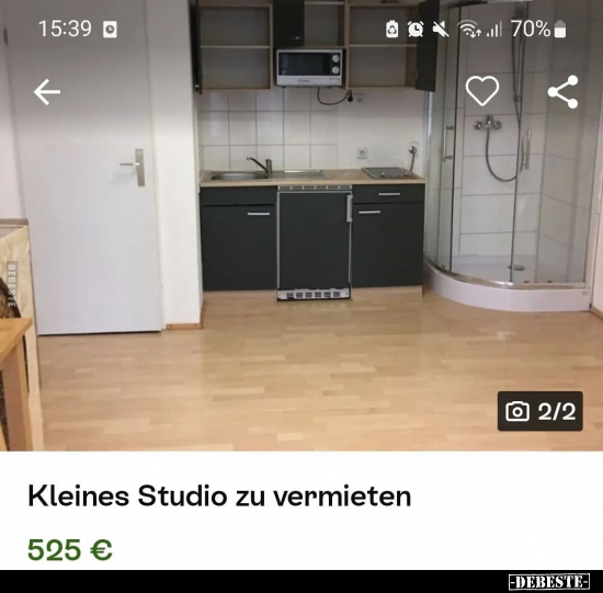 Kleines Studio zu vermieten 525 €.. - Lustige Bilder | DEBESTE.de