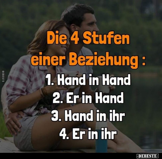 Die 4 Stufen einer Beziehung..
