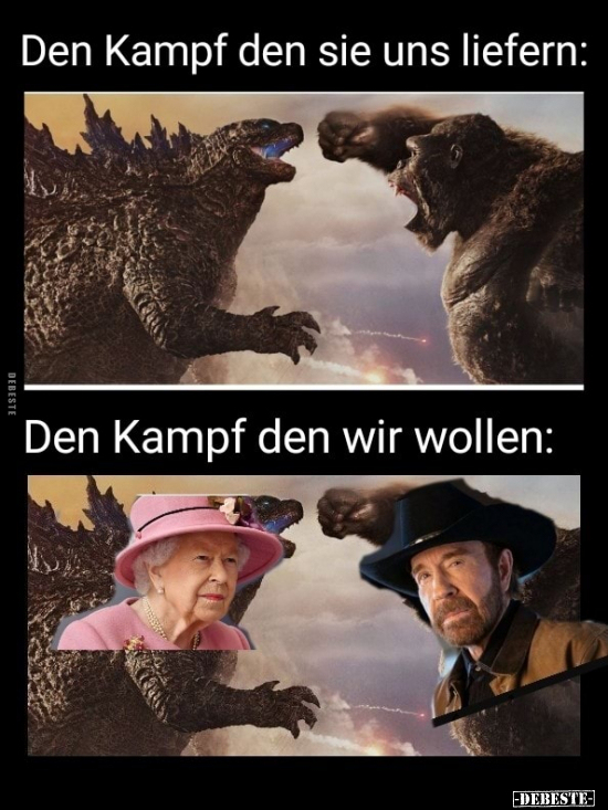 Den Kampf den sie uns liefern..