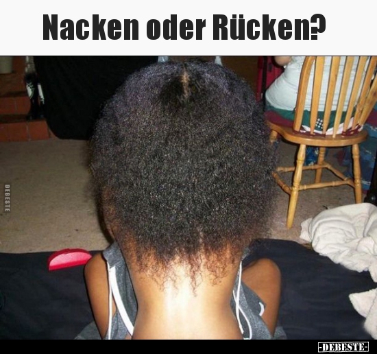 Nacken oder Rücken?..