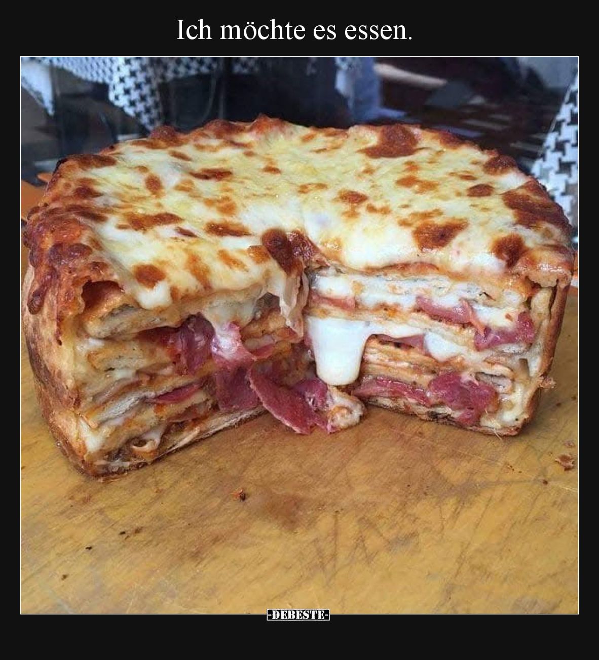 Ich möchte es essen.