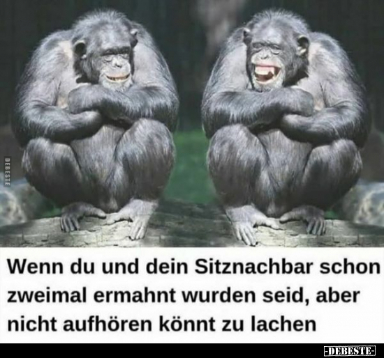 Wenn du und dein Sitznachbar schon zweimal ermahnt wurden.. - Lustige Bilder | DEBESTE.de