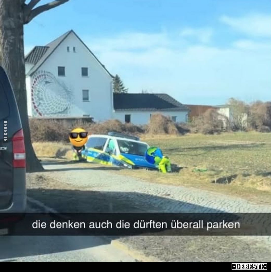 die denken auch die dürften überall parken