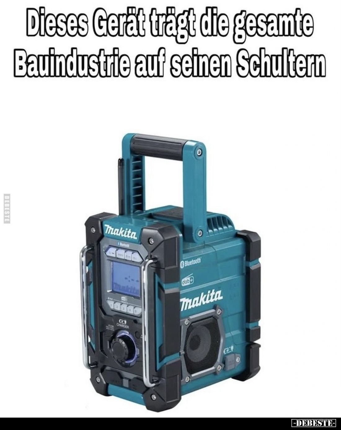Dieses Gerät trägt die gesamte Bauindustrie auf seinen Schultern