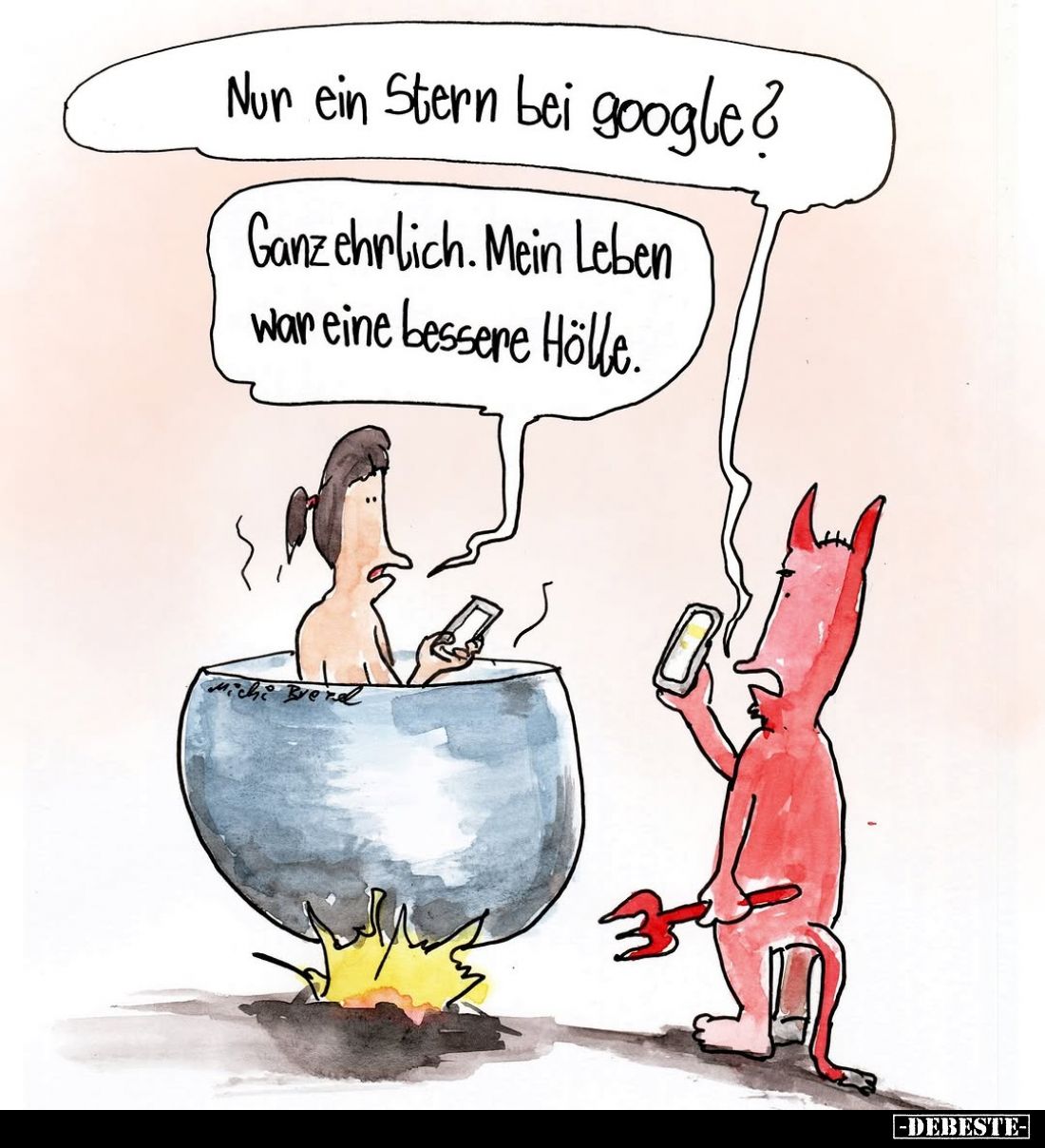 Nur ein Stern bei Google? -
Ganz ehrlich. Mein Leben war eine bessere Hölle.