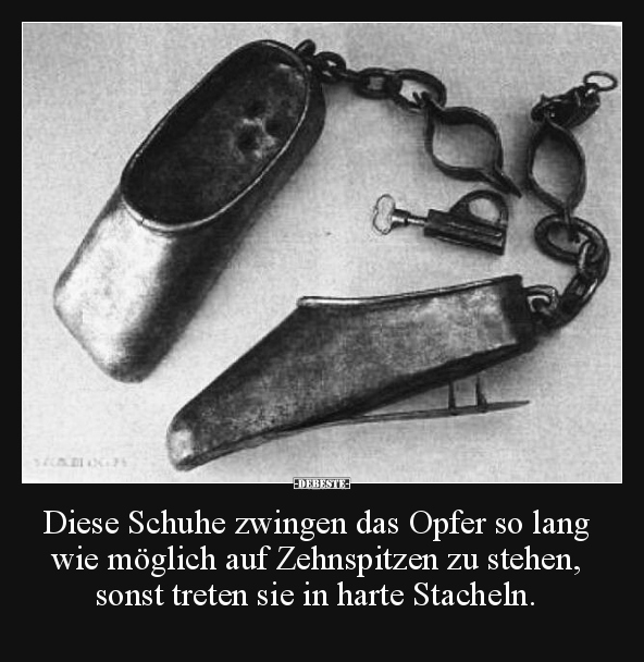 Diese Schuhe zwingen das Opfer.. - Lustige Bilder | DEBESTE.de