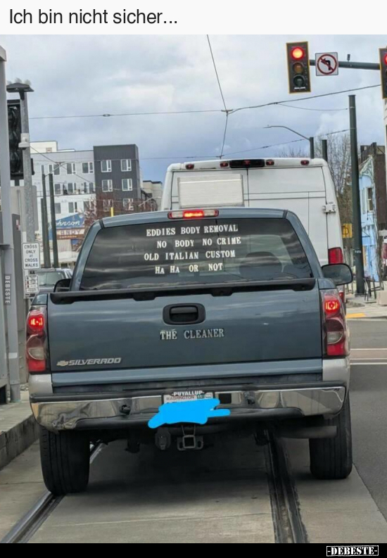 Ich bin nicht sicher...