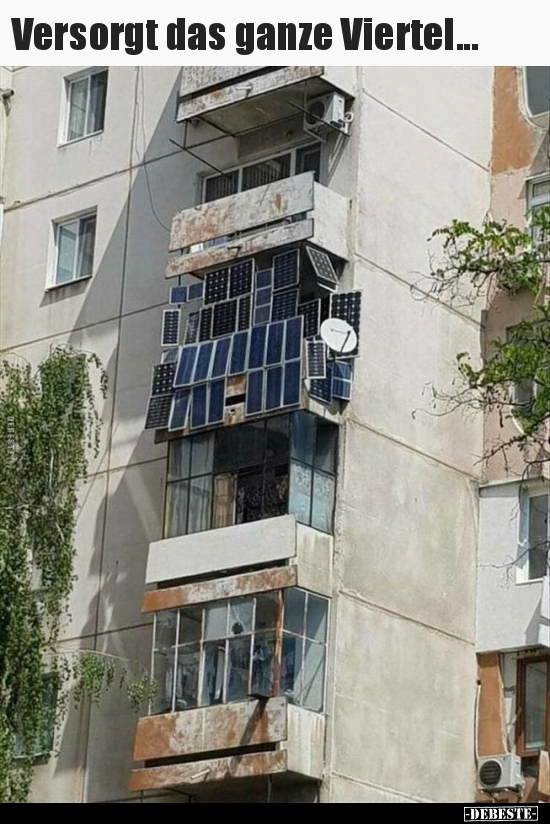 Versorgt das ganze Viertel...