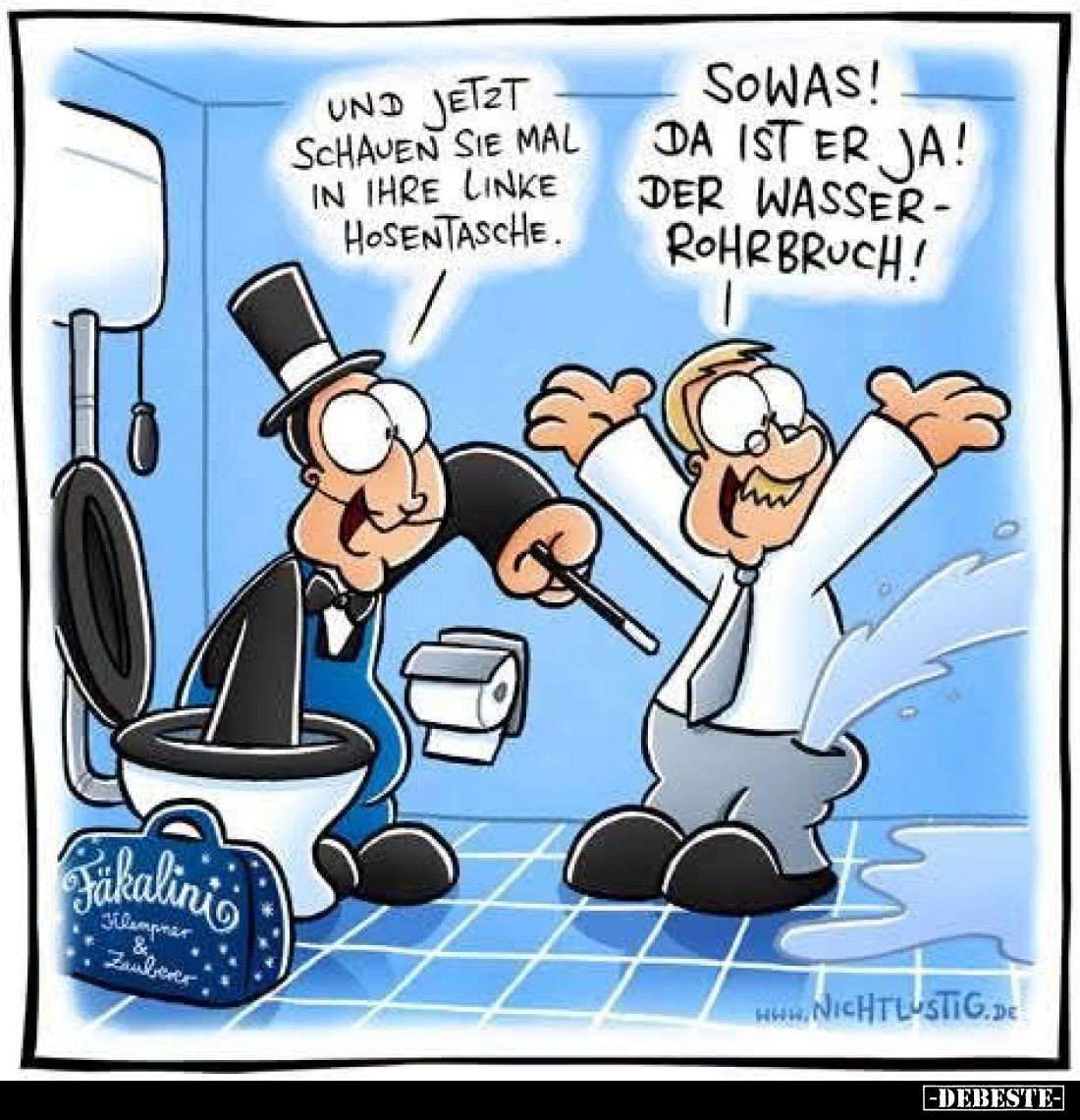 Und jetzt schauen Sie mal in Ihre linke Hosentasche.. - Lustige Bilder | DEBESTE.de