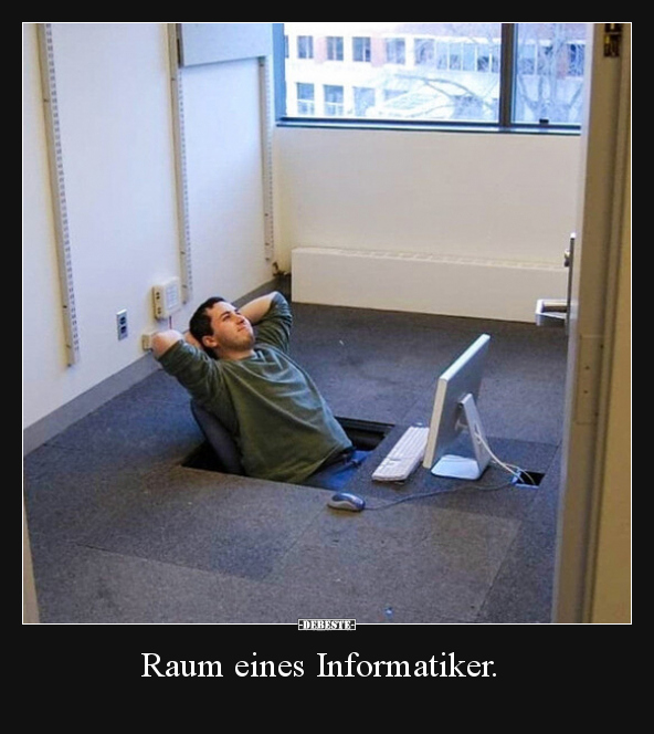 Raum eines Informatiker... - Lustige Bilder | DEBESTE.de