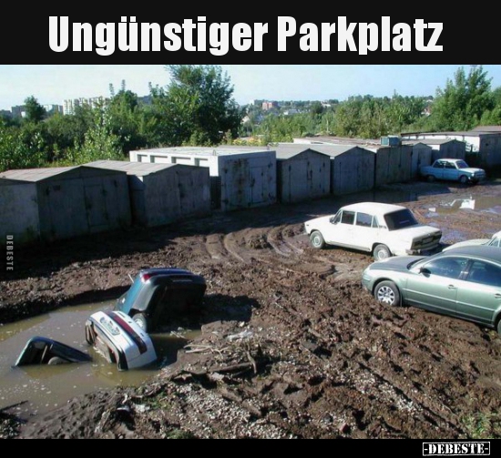 parkplatz lustig, autos
