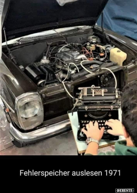 Fehlerspeicher auslesen 1971..