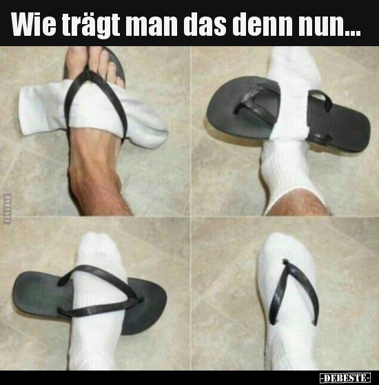 Wie trägt man das denn nun...