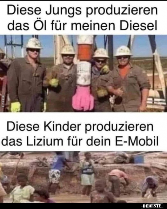 Diese Jungs produzieren das Öl für meinen Diesel.. - Lustige Bilder | DEBESTE.de