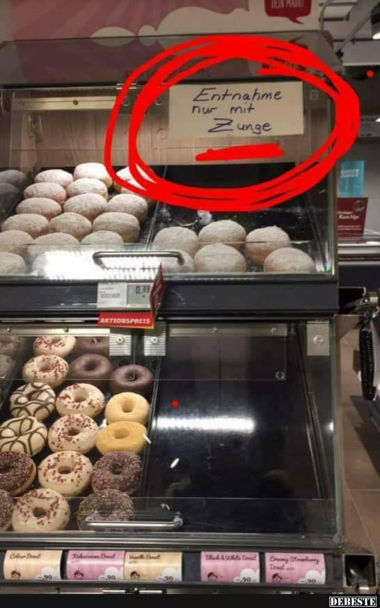 Entnahme nur mit Zunge..