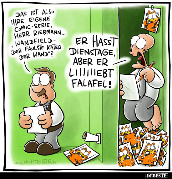 Das ist also ihre eigene Comic-Serie, Herr Riebmann... - Lustige Bilder | DEBESTE.de