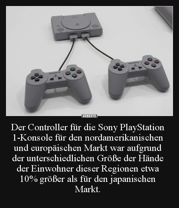 Der Controller für die Sony PlayStation 1-Konsole für den.. - Lustige Bilder | DEBESTE.de