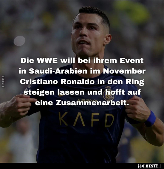 Die WWE will bei ihrem Event in Saudi-Arabien.. - Lustige Bilder | DEBESTE.de