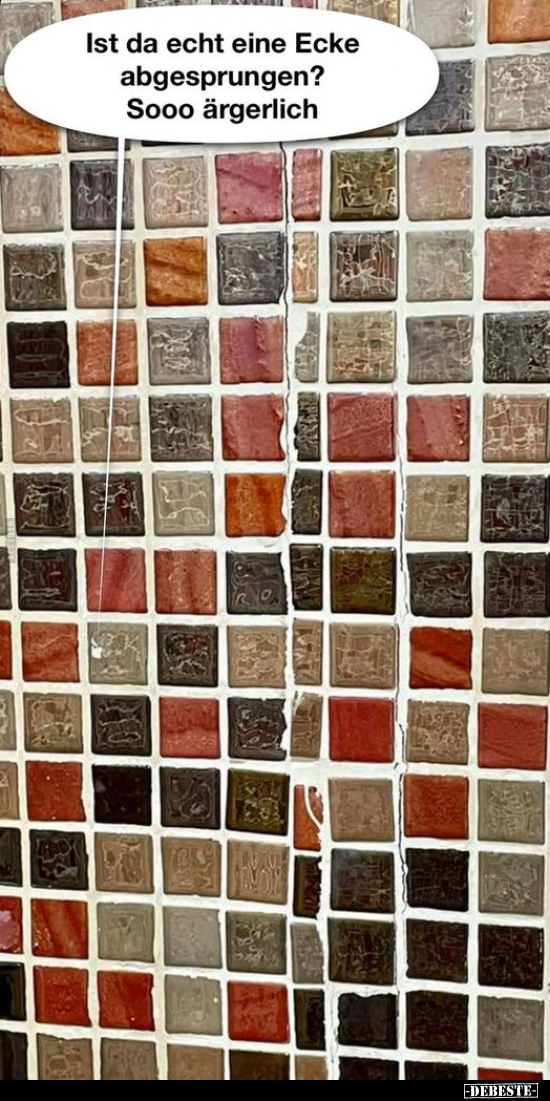 Ist da echt eine Ecke abgesprungen? Sooo ärgerlich