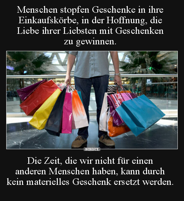 Menschen stopfen Geschenke in ihre Einkaufskörbe, in der.. - Lustige Bilder | DEBESTE.de
