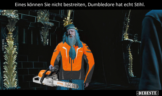 Eines können Sie nicht bestreiten, Dumbledore hat echt.. - Lustige Bilder | DEBESTE.de