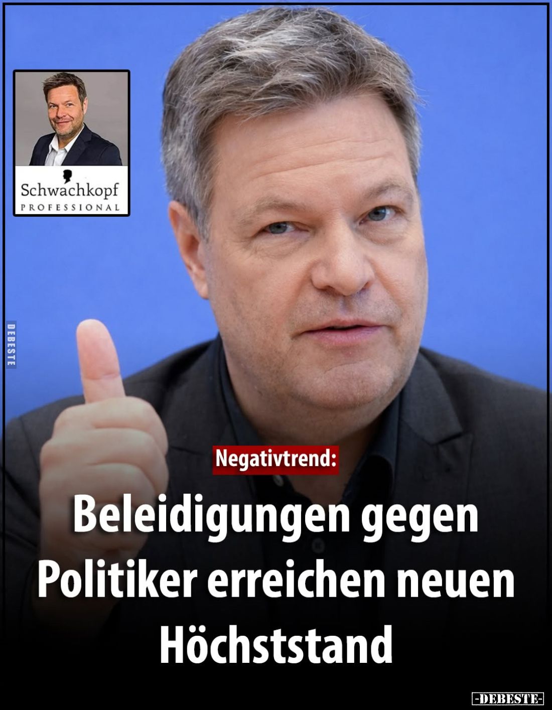 Negativtrend:
Beleidigungen gegen Politiker erreichen neuen Höchststand