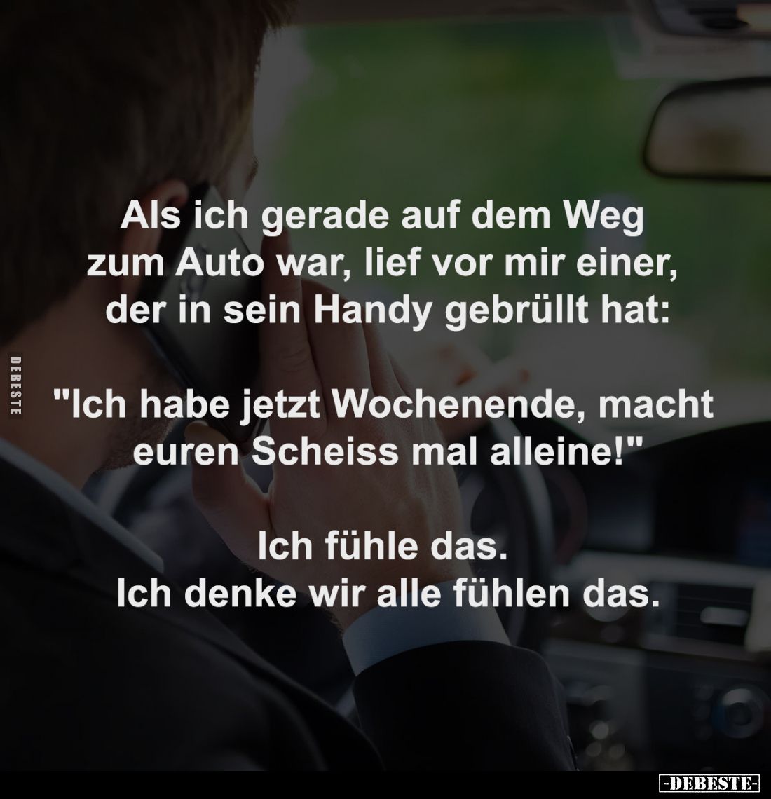 Als ich gerade auf dem Weg zum Auto war... - Lustige Bilder | DEBESTE.de