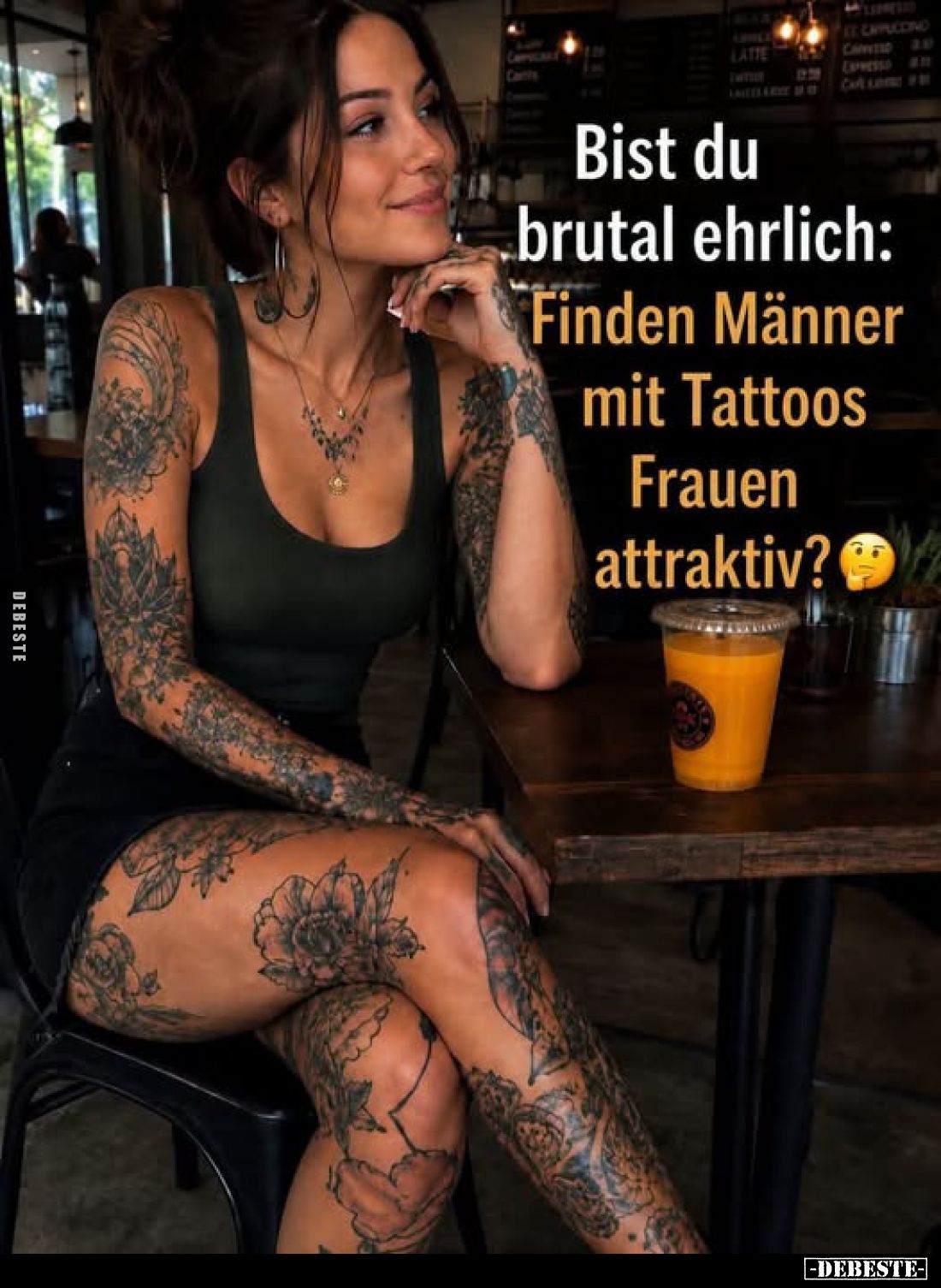 Bist du brutal ehrlich: Finden Männer mit Tattoos Frauen attraktiv?