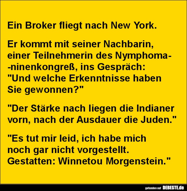 Ein Broker fliegt nach New York.. - Lustige Bilder | DEBESTE.de