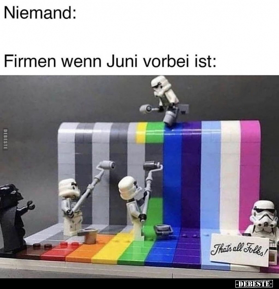 Firmen wenn Juni vorbei ist..