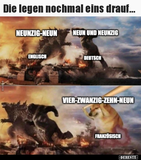 Die legen nochmal eins drauf...