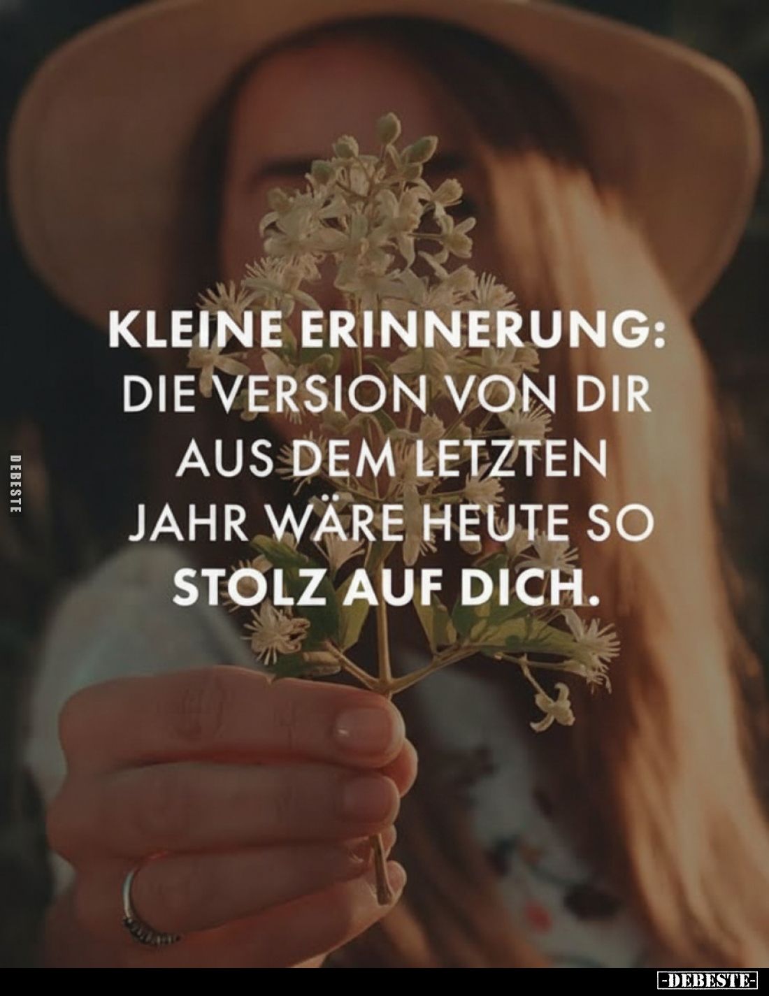 Kleine Erinnerung:
Die Version von dir aus dem letzten Jahr wäre heute so stolz auf dich.