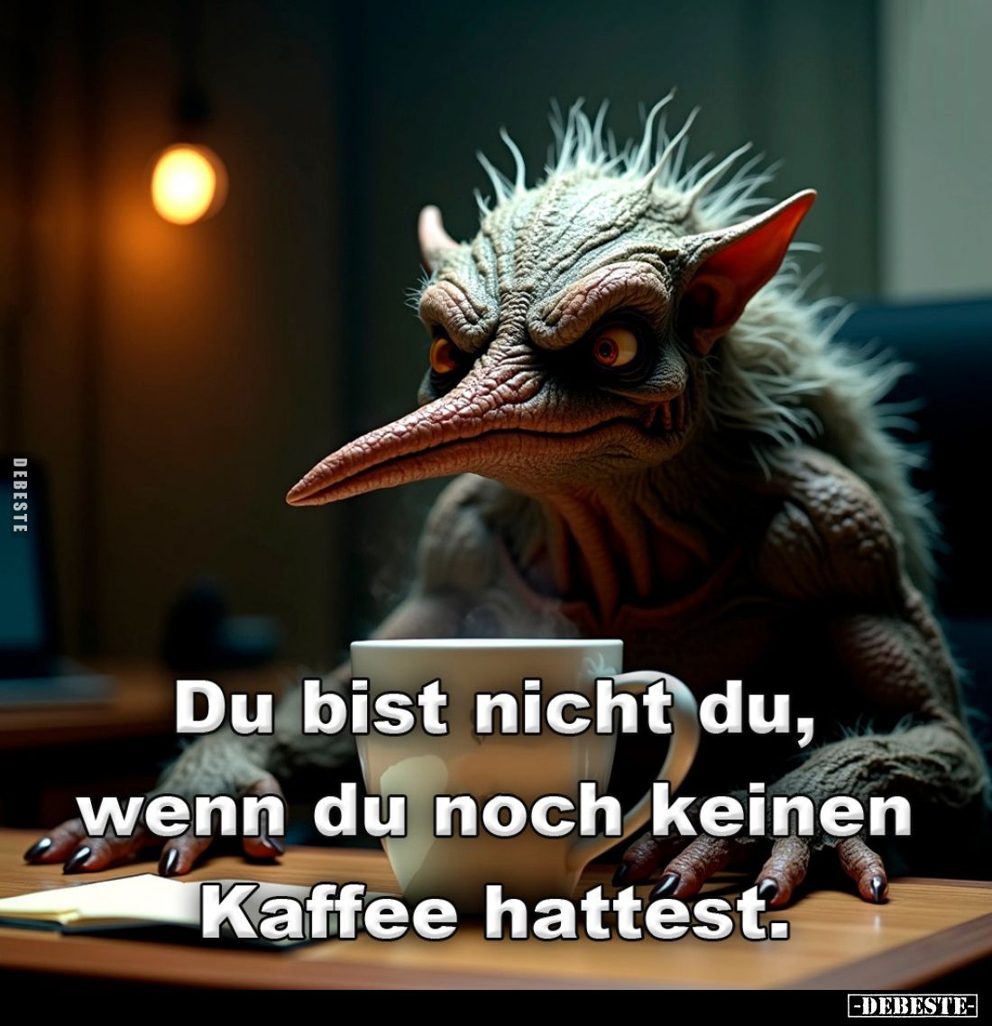 Du bist nicht du, wenn du noch keinen Kaffee hattest... - Lustige Bilder | DEBESTE.de
