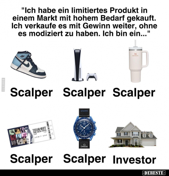 "Ich habe ein limitiertes Produkt in einem Markt.." - Lustige Bilder | DEBESTE.de