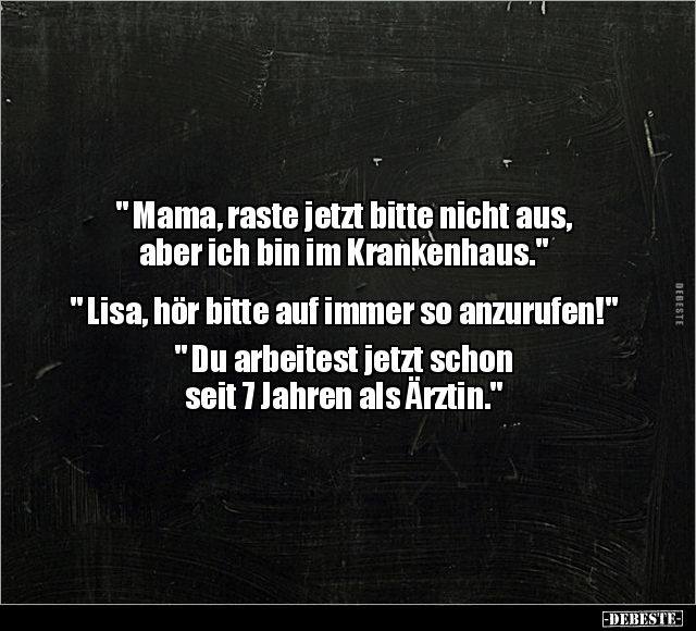 " Mama, raste jetzt bitte nicht aus, aber ich bin im.." - Lustige Bilder | DEBESTE.de