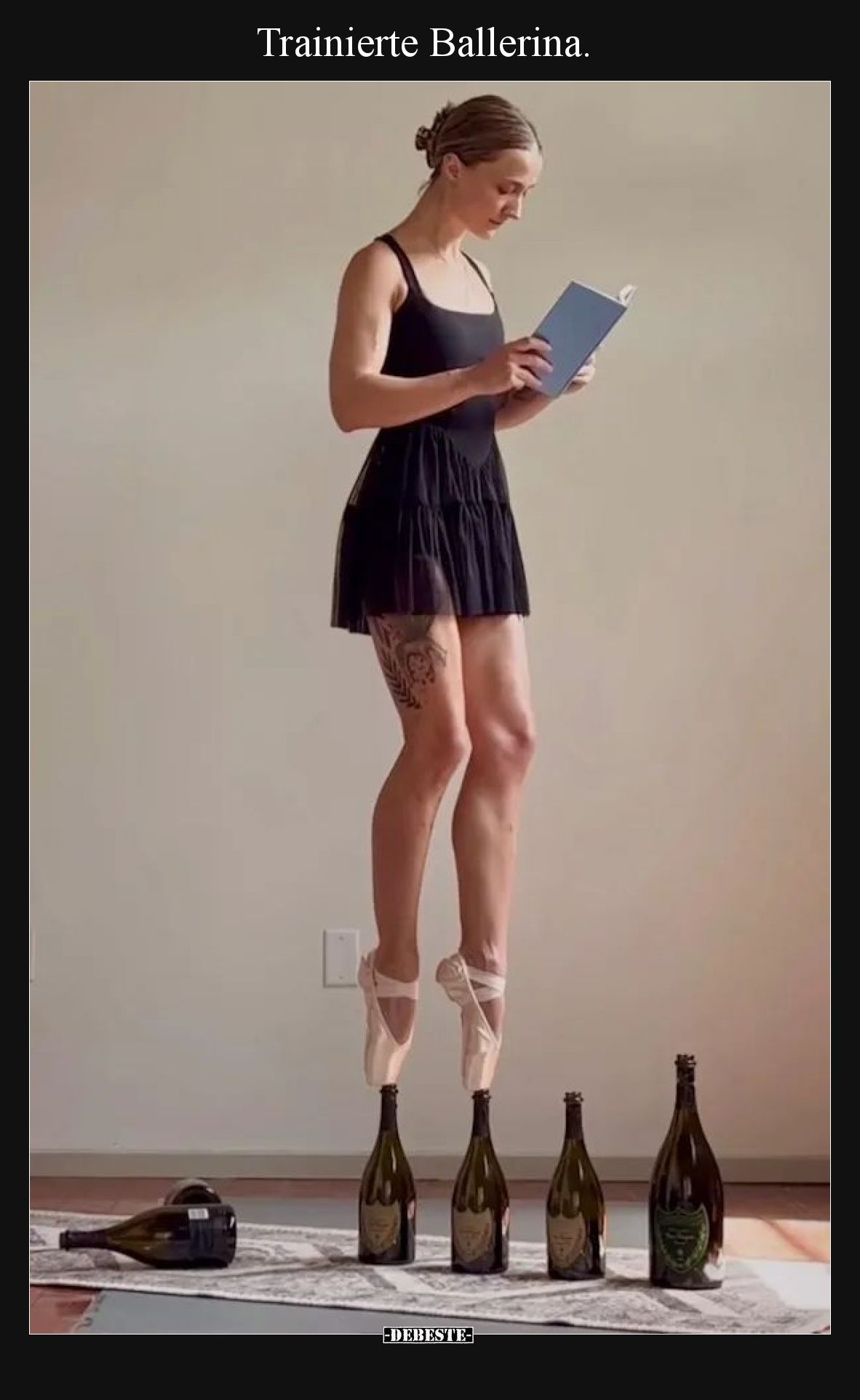 Trainierte Ballerina.
